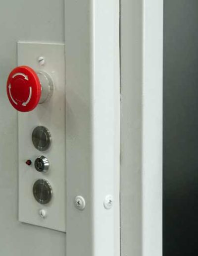 Dumbwaiter Button -- Push Button with e-Stop, Key On-Off Lock, and Car Here Lights