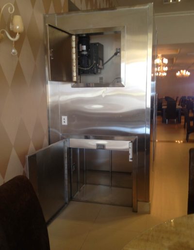 commercial dumbwaiter Doors -- Stainless Steel Sliding and Hoistway Doors (MJ-500 for Spring Bamboo)