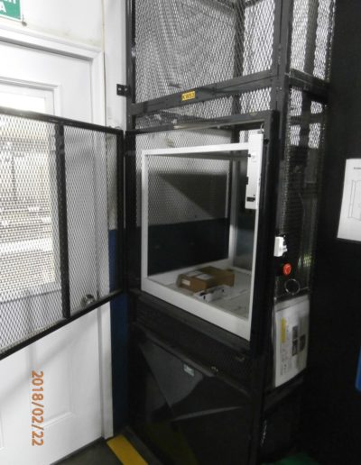 Mezzanine Lift ( Bottom Floor -- door open)