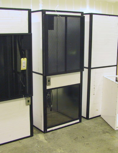 Sheet Metal Lined Inside and Foam Prep for Customer to Side Onsite (Dumbwaiter Doors Closed)